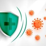 medical shield protecting