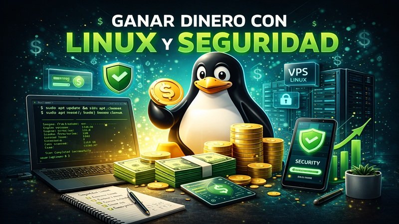 Generación de ingresos con Linux y seguridad informática usando antivirus de código abierto y servidores VPS