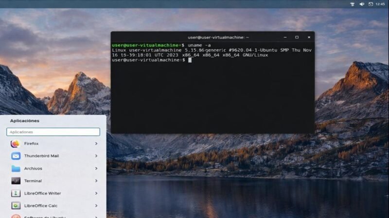 sistema operativo Linux escritorio