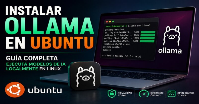 Instalar Ollama en Ubuntu para ejecutar inteligencia artificial local en Linux